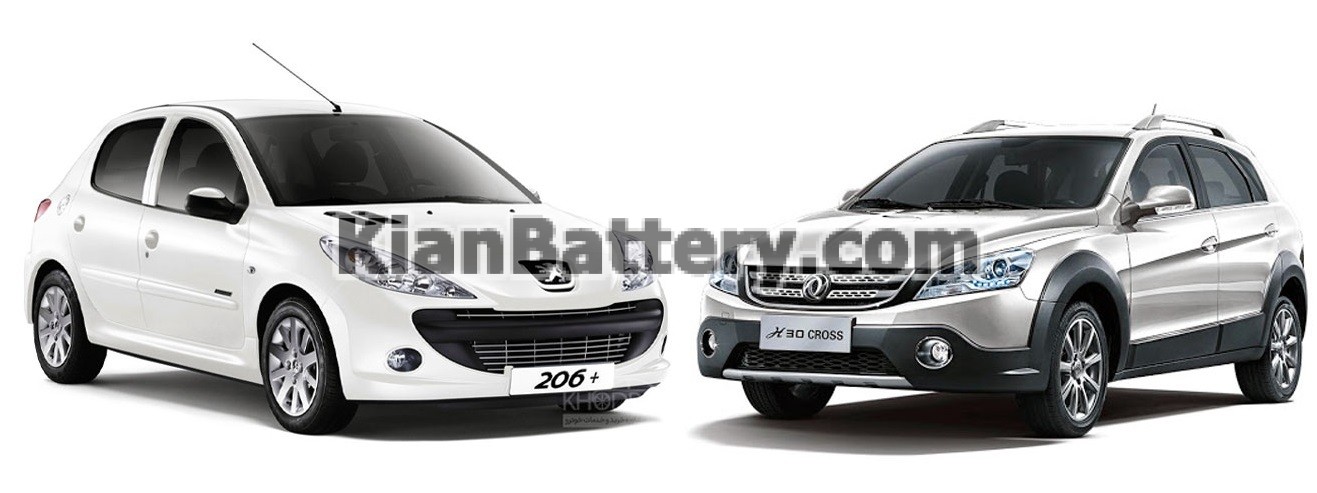 dongfeng h30 cross vs peugeot 207
