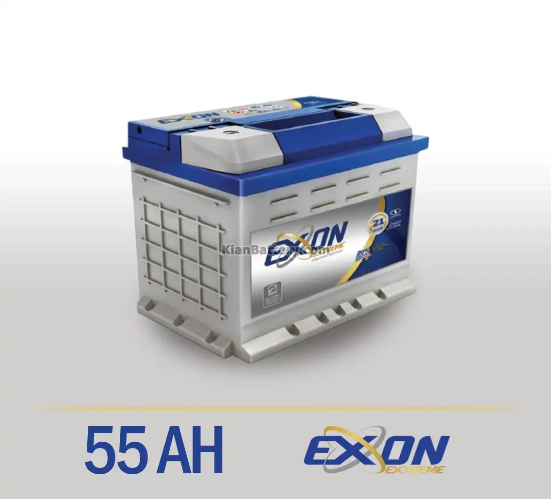 باتری 55 آمپر اکسون صبا 1 باتری اکسون- 55 آمپر- قالب L2