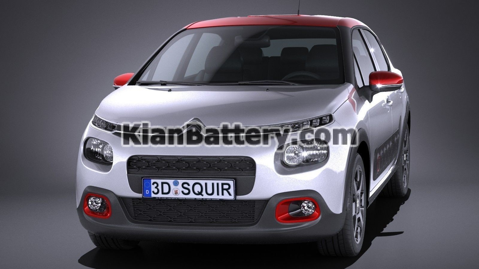 citroen c3 2017 3d model max obj 3ds fbx c4d lwo lw lws 1 1