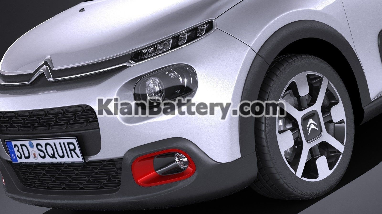 citroen c3 2017 3d model max obj 3ds fbx c4d lwo lw lws 2