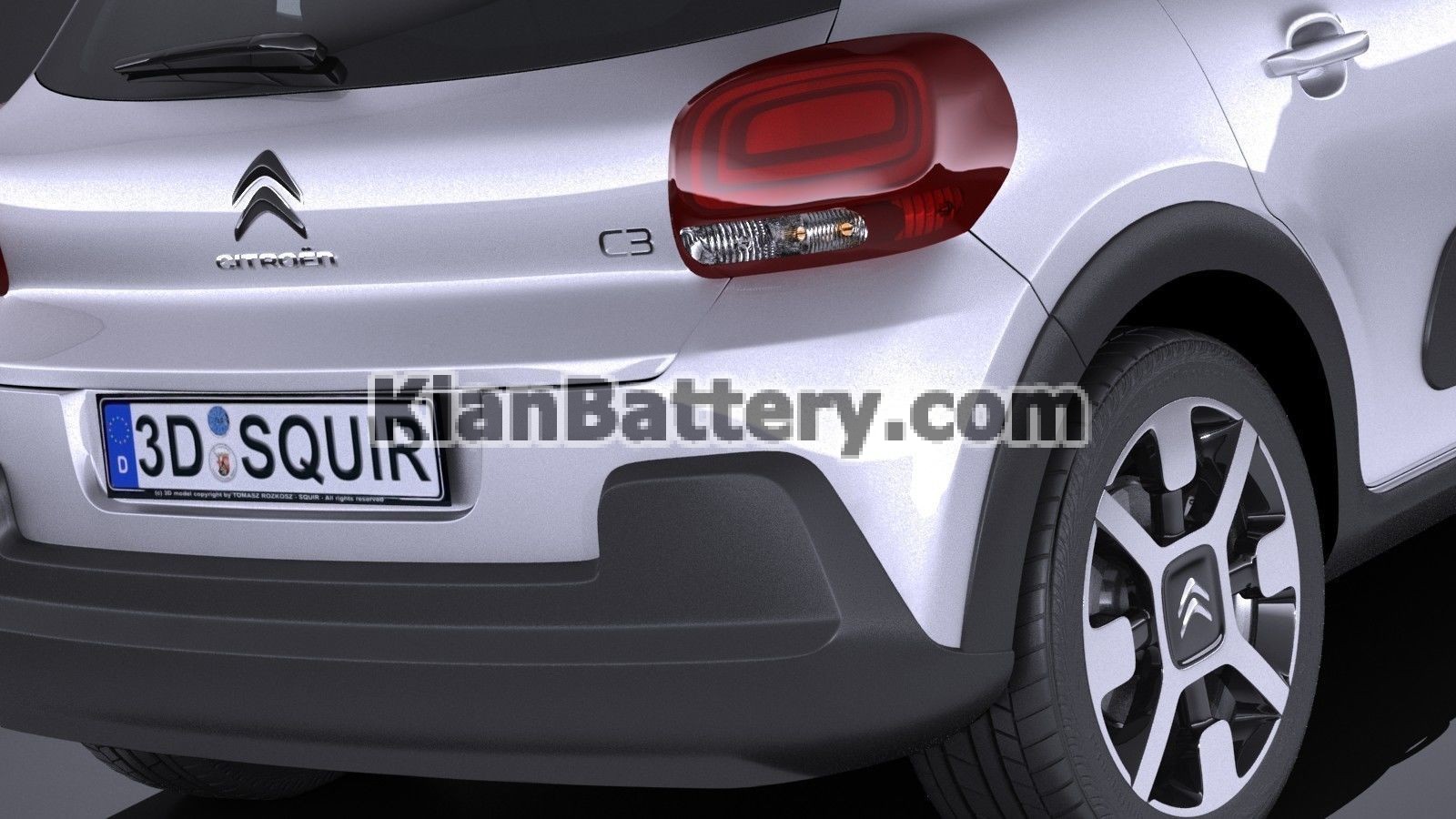 citroen c3 2017 3d model max obj 3ds fbx c4d lwo lw lws 3