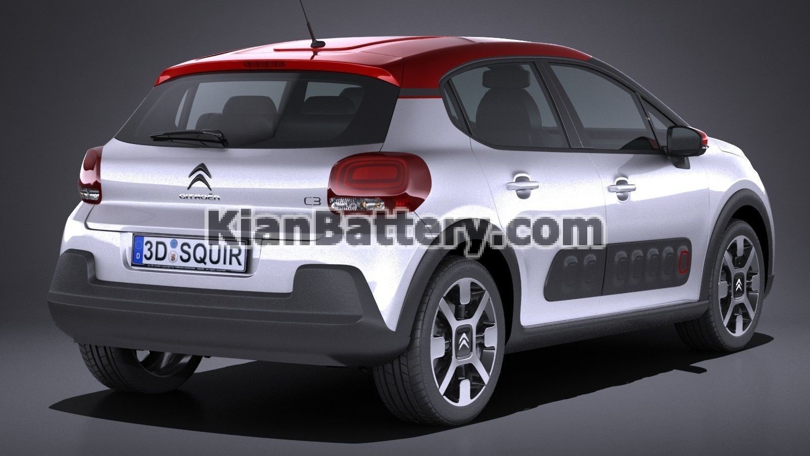citroen c3 2017 3d model max obj 3ds fbx c4d lwo lw lws 6