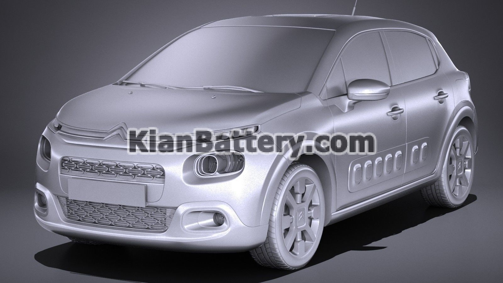 citroen c3 2017 3d model max obj 3ds fbx c4d lwo lw lws 8