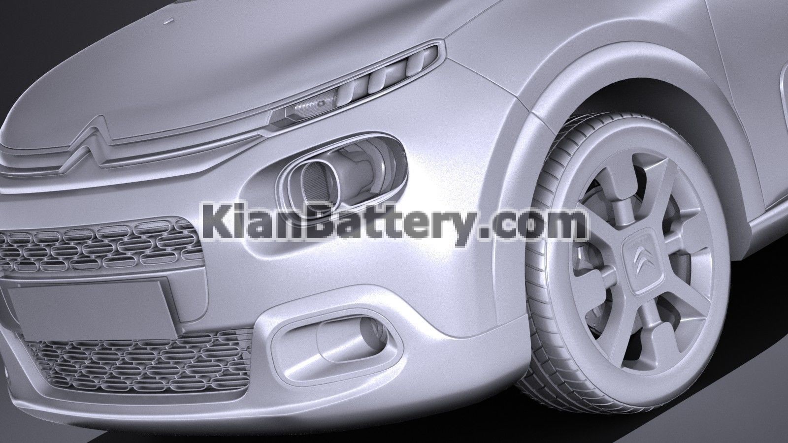 citroen c3 2017 3d model max obj 3ds fbx c4d lwo lw lws 9