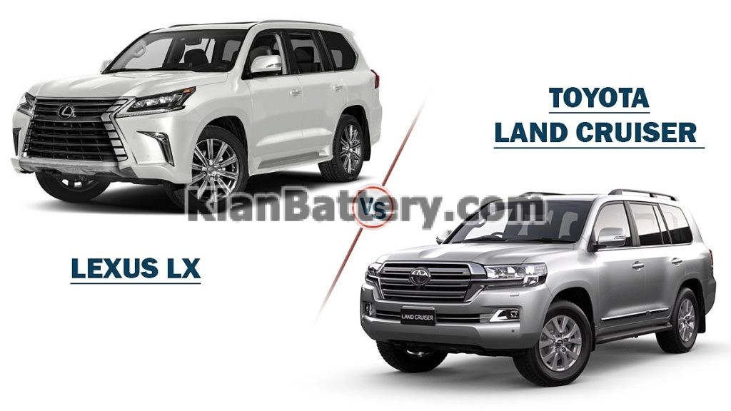 مقایسه تویوتا لندکروز و لکسوس LX570