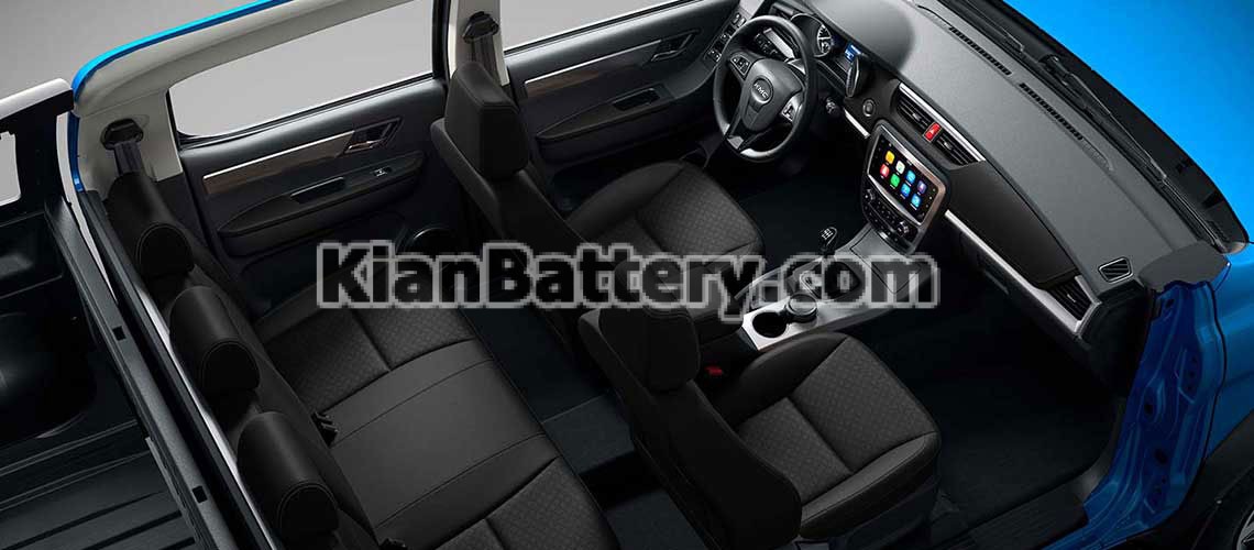 interior T8 5 مقایسه تویوتا هایلوکس و KMC T8