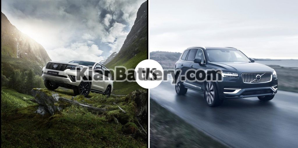مقایسه ولوو XC90 و تویوتا لندکروز