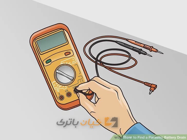 set up a digital multimeter 1 برق دزدی ماشین و روش های برطرف کردن آن