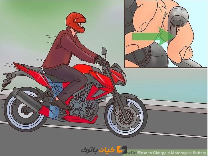 Charge a Motorcycle Battery Step 21 نحوه شارژ باتری موتور سیکلت