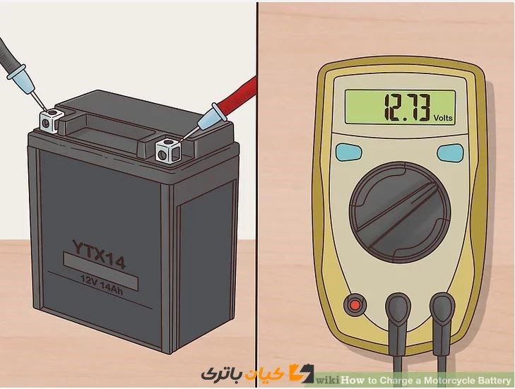 Charge a Motorcycle Battery Step 6 نحوه شارژ باتری موتور سیکلت