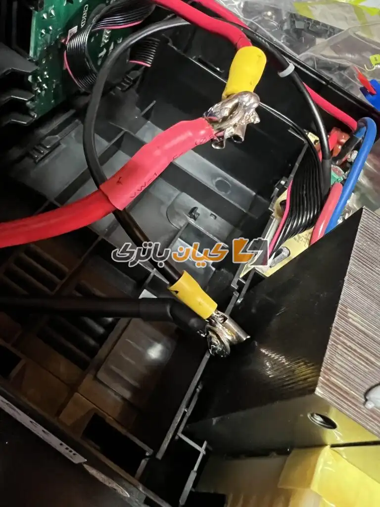 تبدیل یو پی اس به باتری ماشین 3 لحیم کردن باتری به یو پی اس