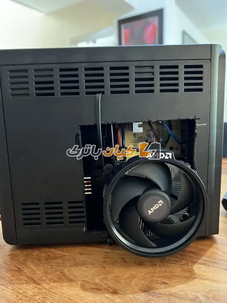 تبدیل یو پی اس به باتری ماشین 4 نصب هیت سینک به یو پی اس