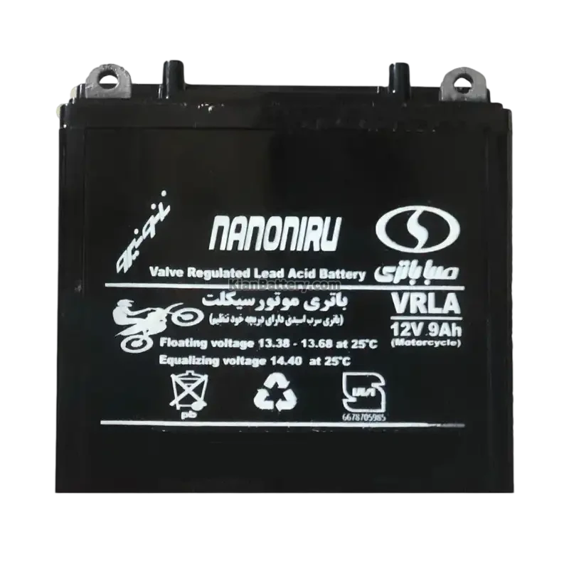 باتری 9 آمپر موتور سیکلت صبا باتری 2 باتری 9 آمپر موتور سیکلت صبا باتری - Image 2