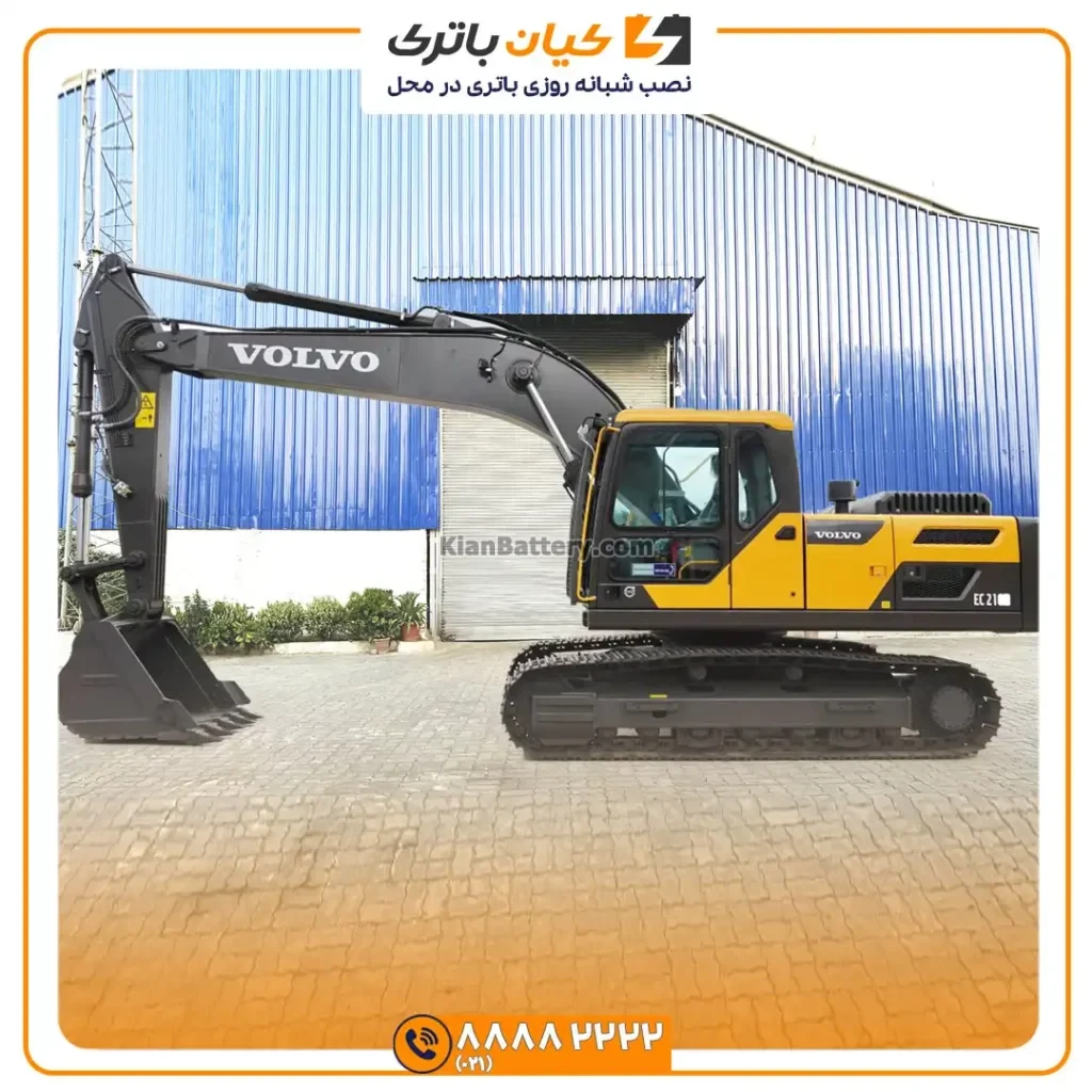 باتری بیل مکانیکی ولوو EC210 21 volvo EC210 6