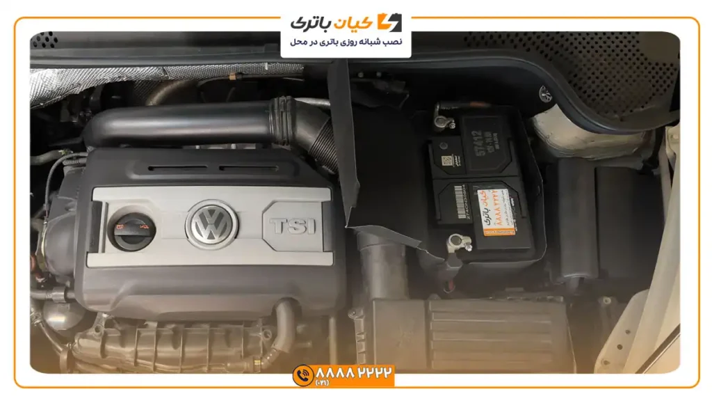 باتری کیان پاور پریمیوم پلاس بر روی فولکس بیتل