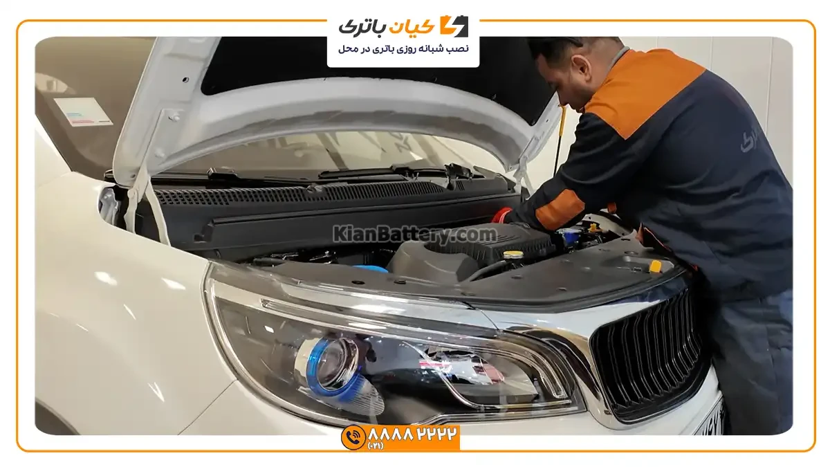 باتری مناسب خودروهای جیلی 2 تعویض و نصب باتری جیلی