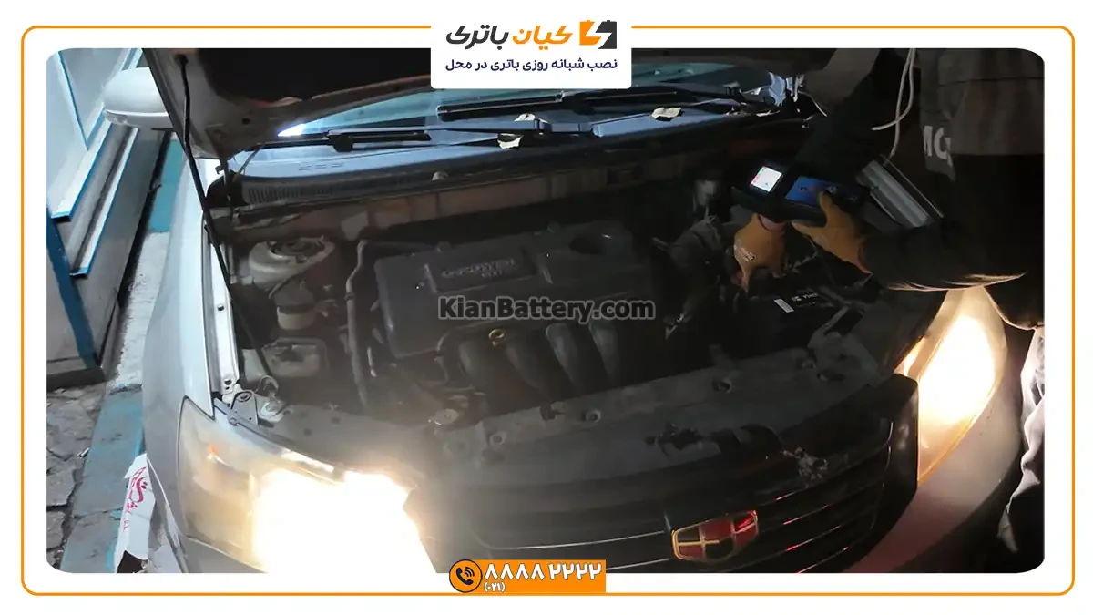 باتری مناسب خودروهای جیلی 5 تعویض و نصب باتری جیلی امگراند