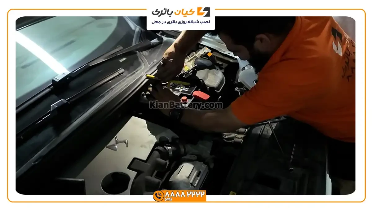 باتری مناسب خودروهای دی اس 4 تعویض و نصب باتری دی اس 6 1