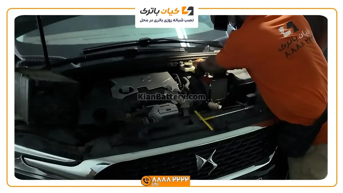 باتری مناسب خودروهای دی اس 3 تعویض و نصب باتری دی اس 6