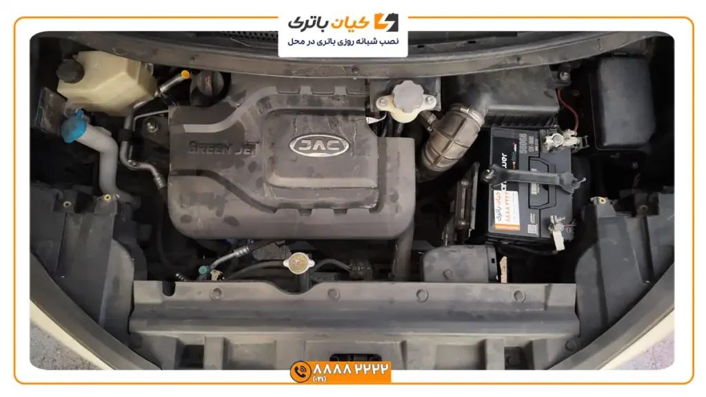 محل قرارگیری باتری جک اس 3