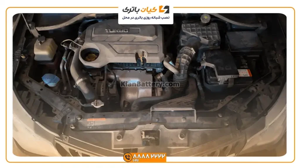 باتری بر روی ام جی GT