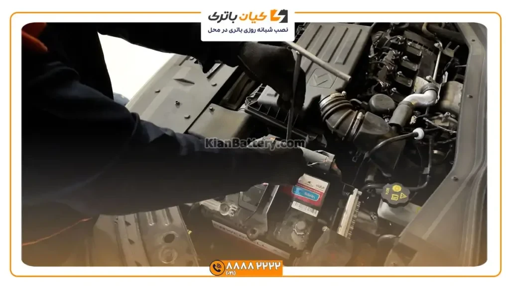 باتری بر روی جک جی 7