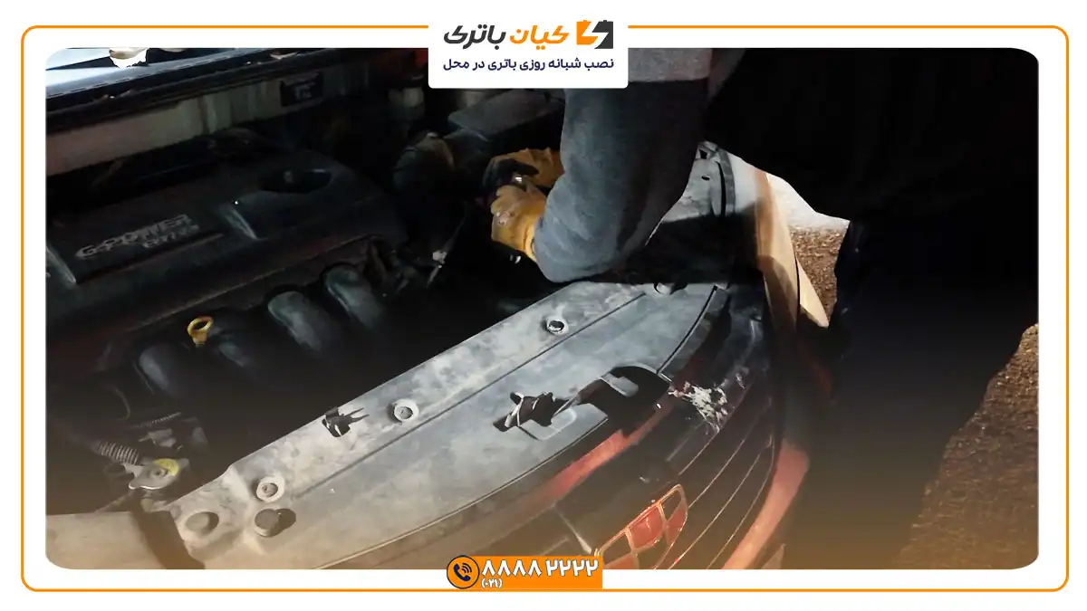 باتری مناسب خودروهای جیلی 3 نصب باتری بر روی جیلی امگراند