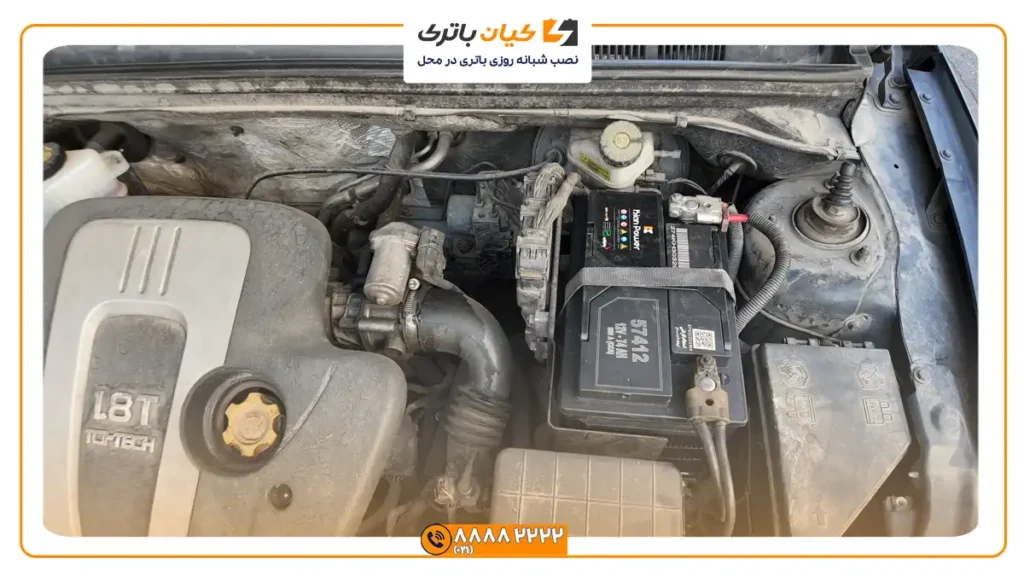 باتری کیان پاور بر روی ام جی 550