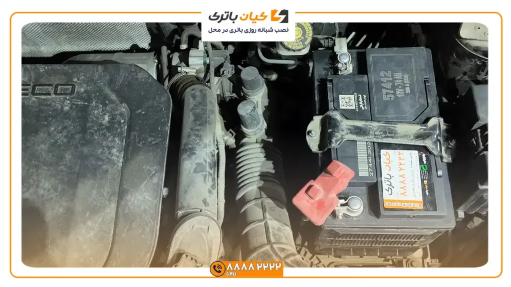 نصب باتری کیان پاور بر روی تیگو 7