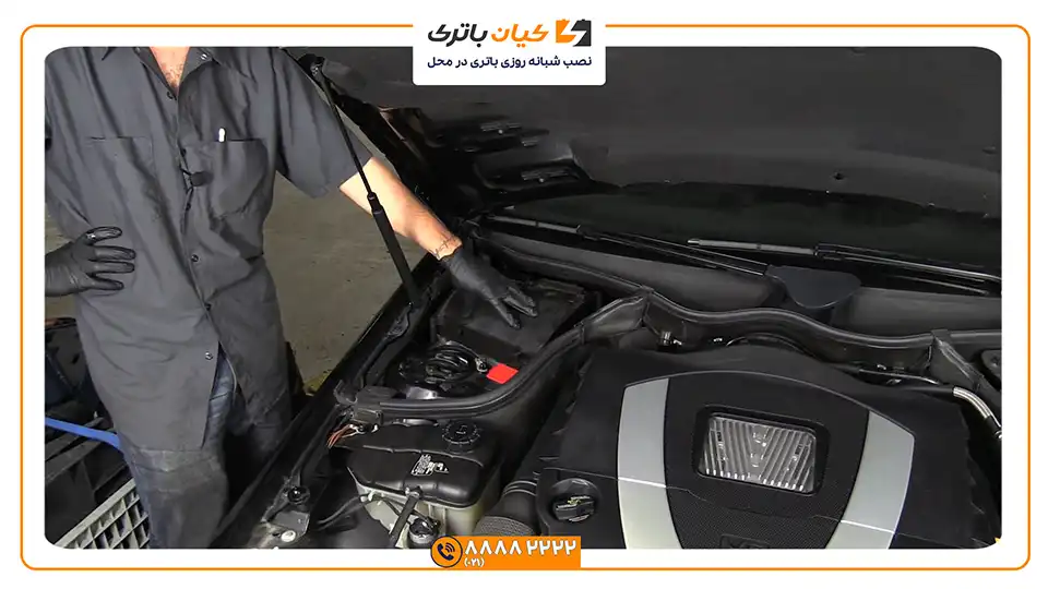 جای باتری بنز CLK350 