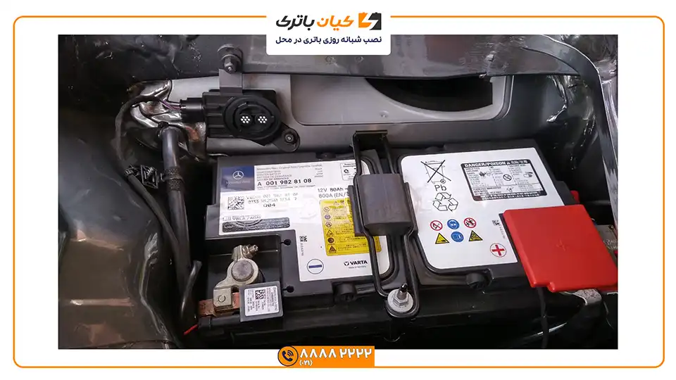 باتری 80 آمپر بنز SLK350