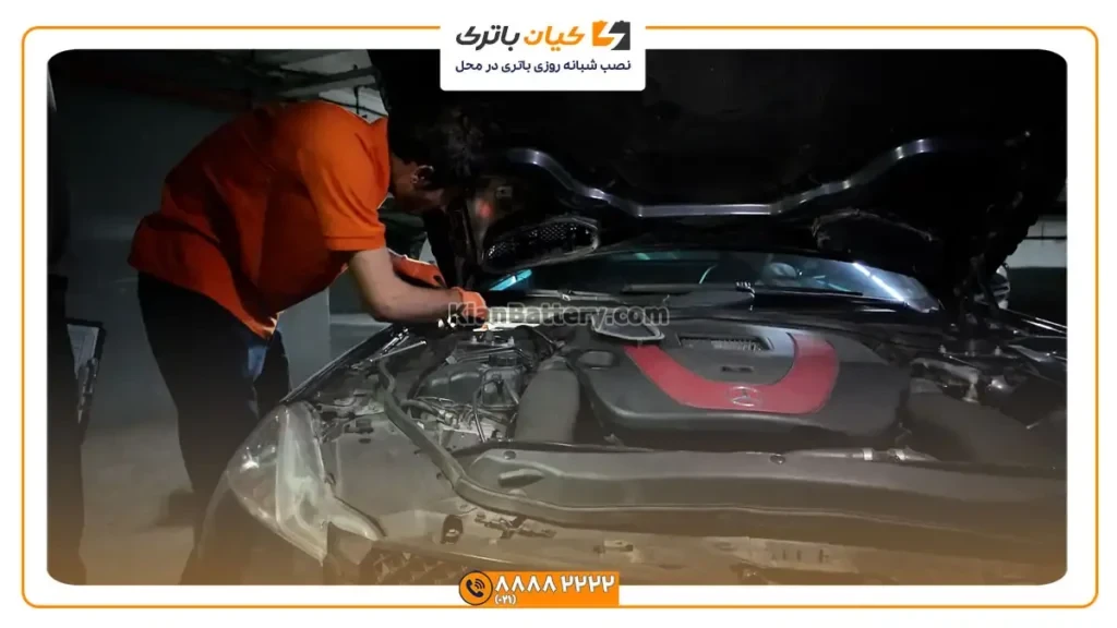 شبانه روزی باتری بنز SL350