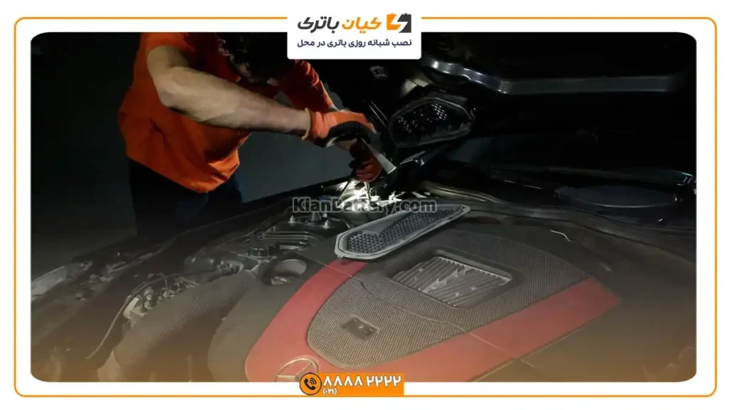 و تعویض باتری بنز SL350