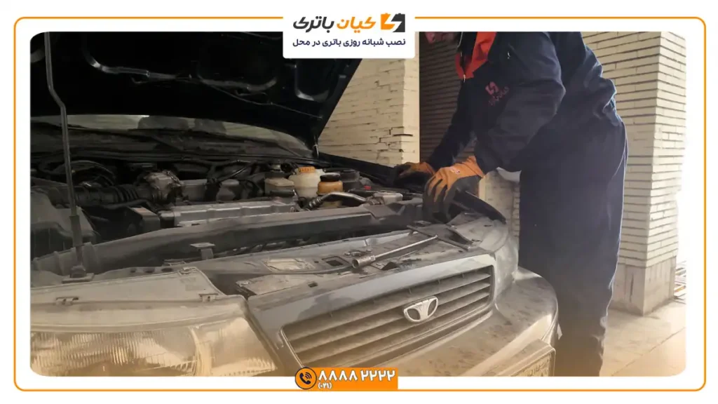 و نصب باتری دوو سیلو