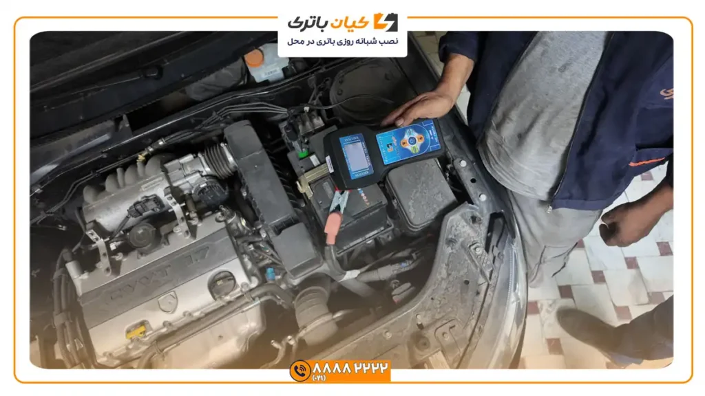 تست باتری خودرو دنا