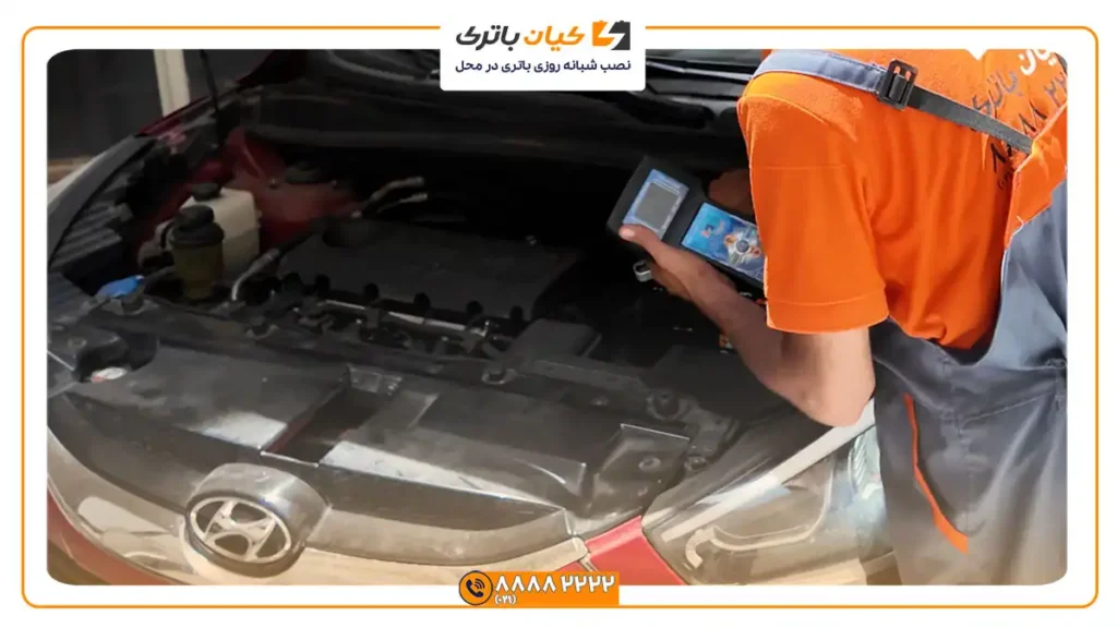 تست باتری هیوندای توسان