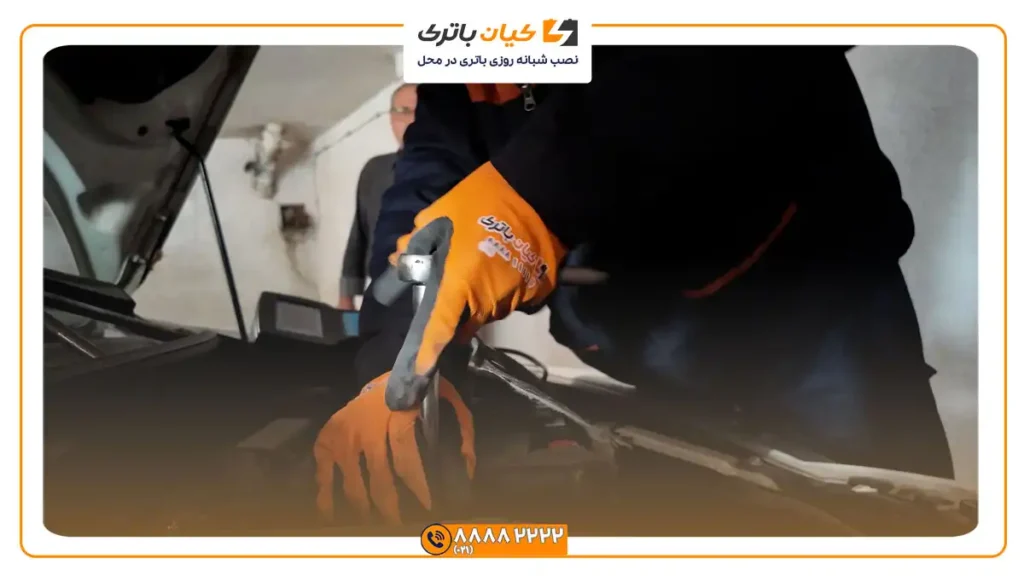 تست باتری پژو 207
