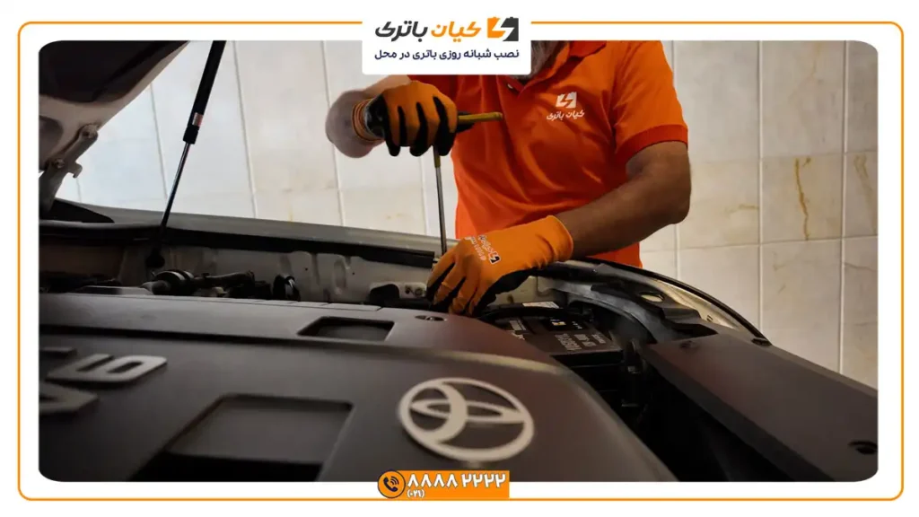 تعویض باتری تویوتا پرادو