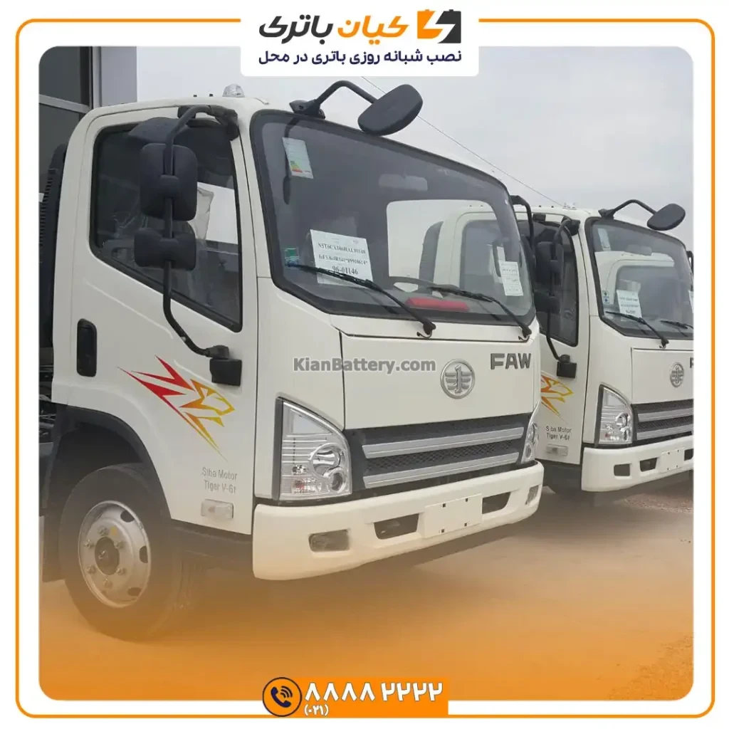 باتری کامیون 6 تن (Tiger V) و کامیون 8 تن (Tiger V) 20 تایگر V 6