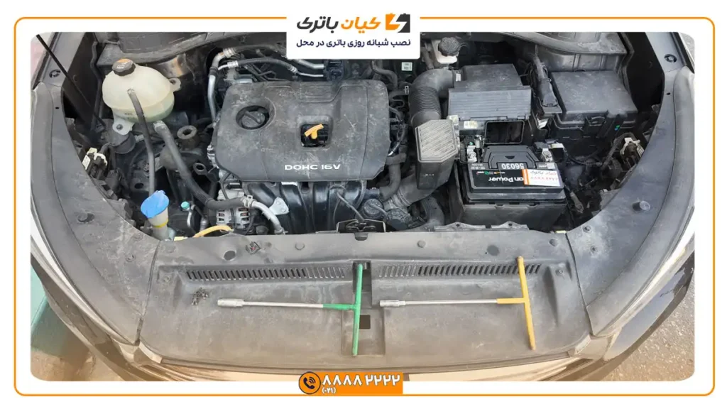 محل قرارگیری باتری هیوندای توسان