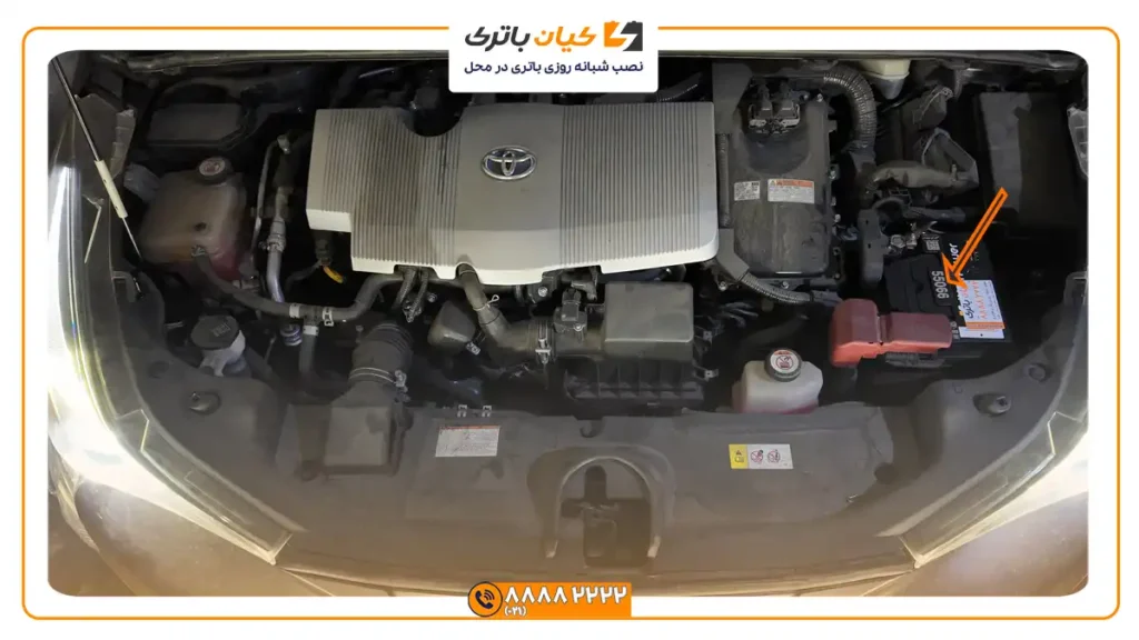 نصب باتری تویوتا پریوس