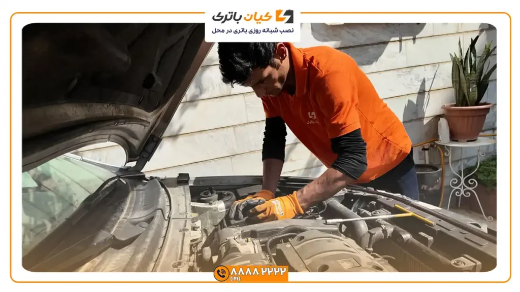 نصب باتری اچ سی کراس