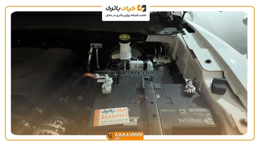 نصب باتری بر روی بهمن جی 9 توسط کیان باتری