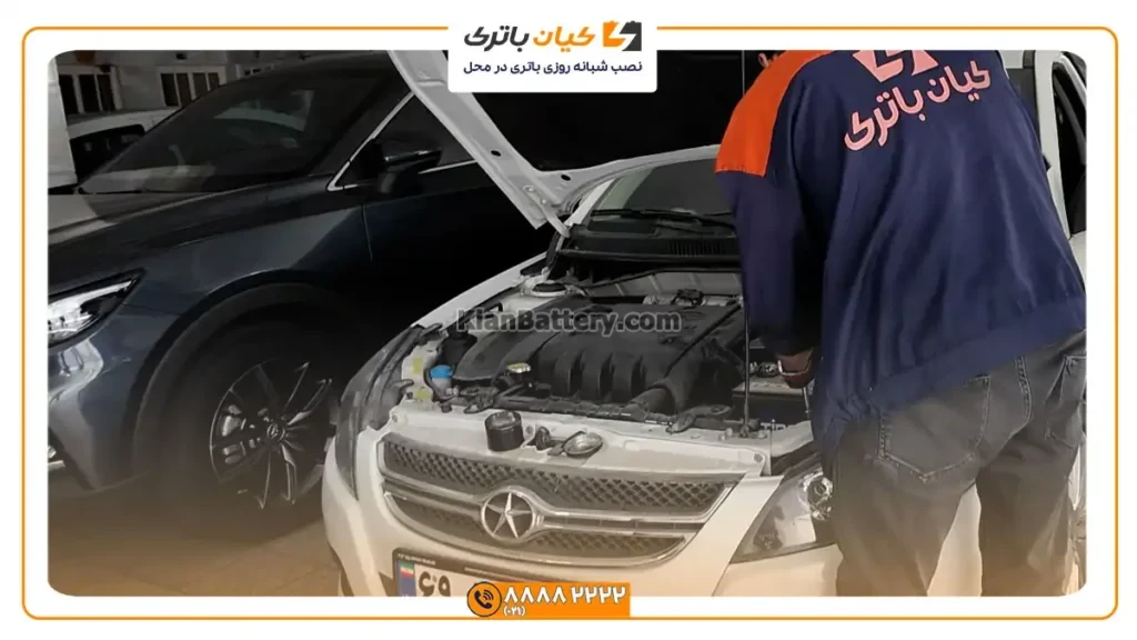 باتری بر روی جک جی 5