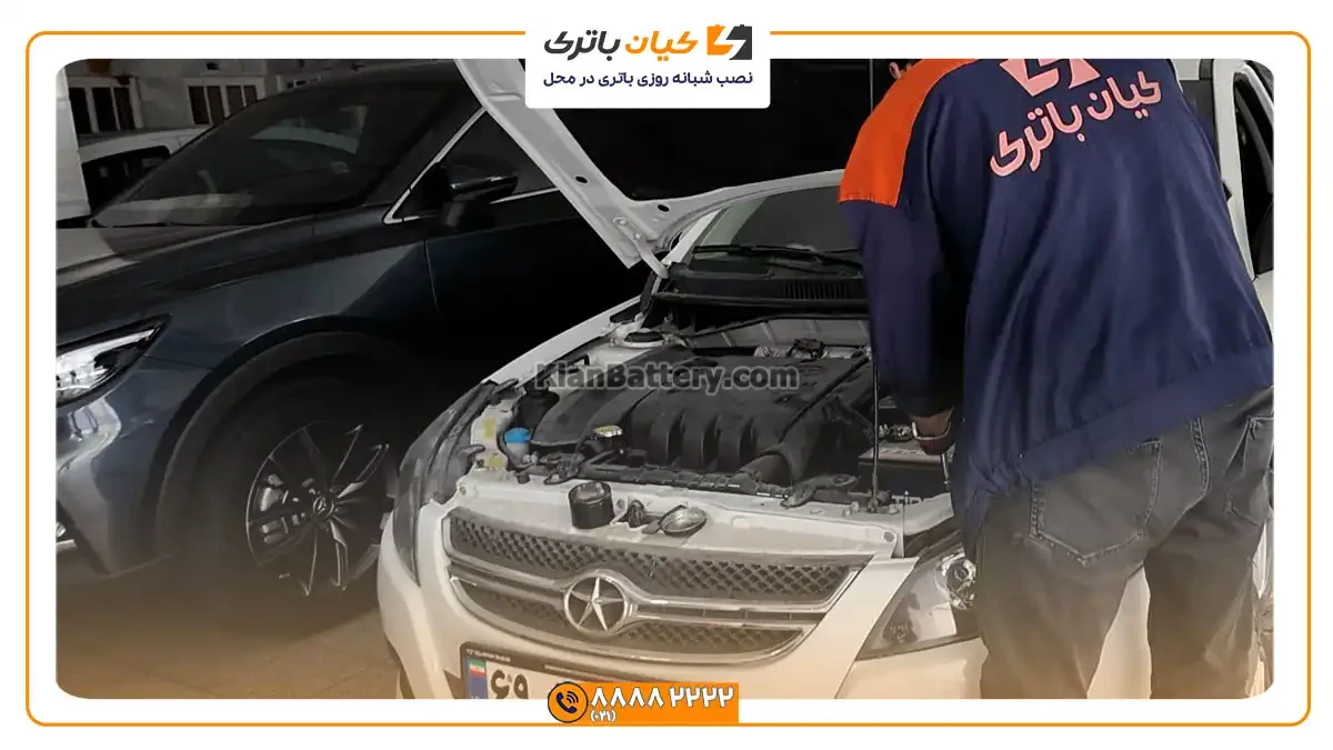 نصب باتری بر روی جک جی 5
