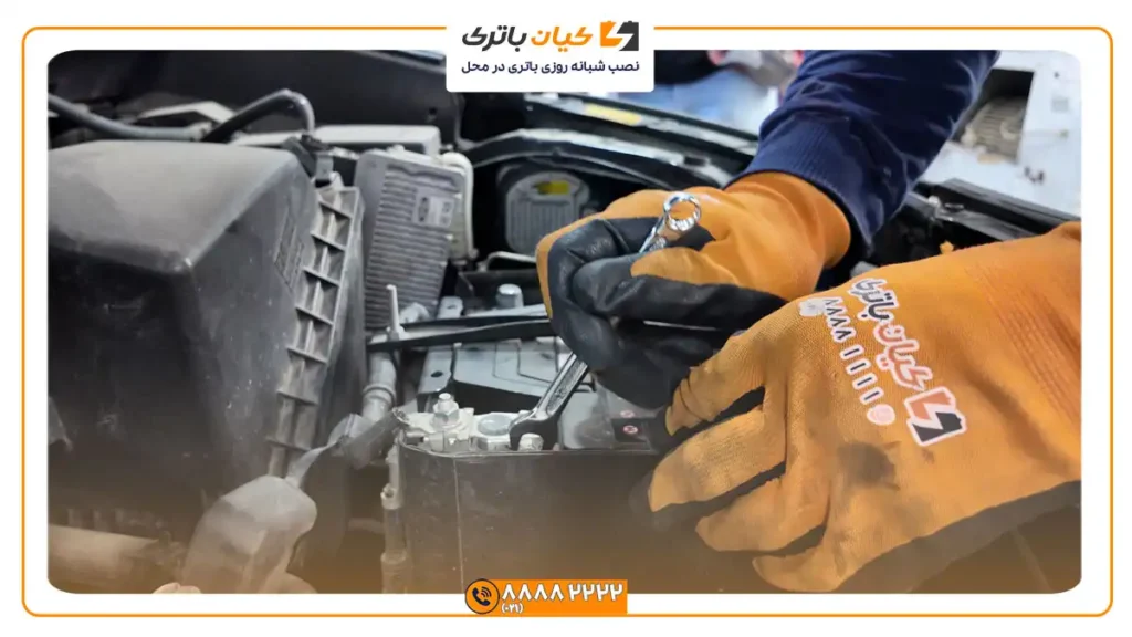 نصب باتری تویوتا راو 4