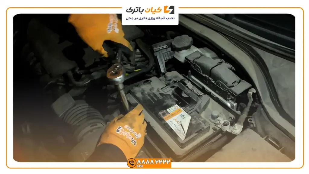 نصب باتری هیوندای النترا