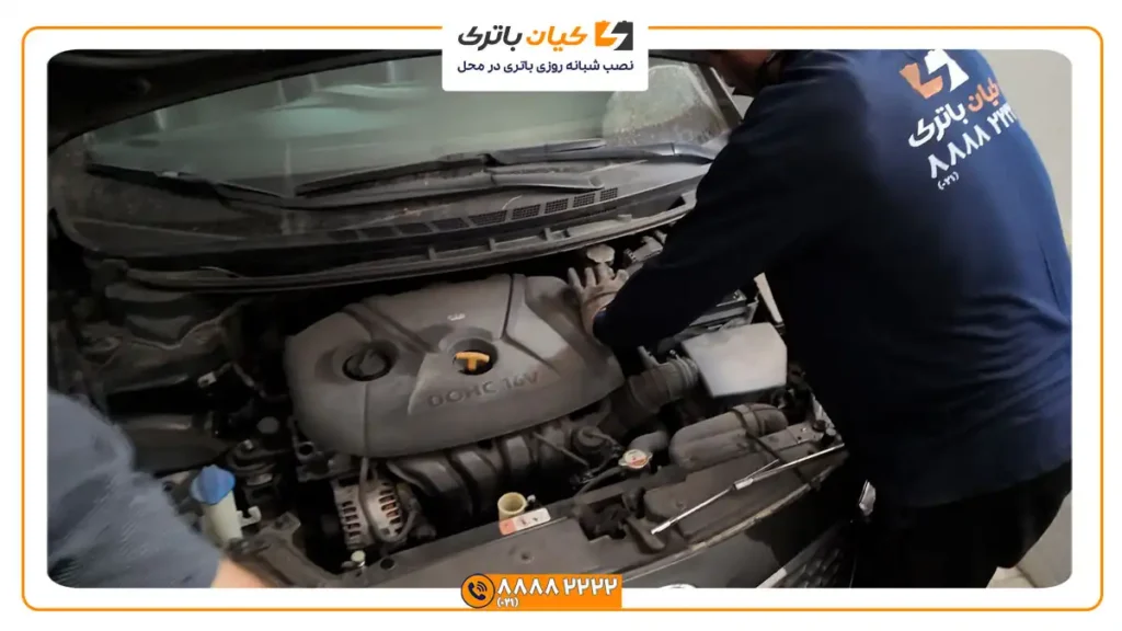 نصب باتری کیا سراتو