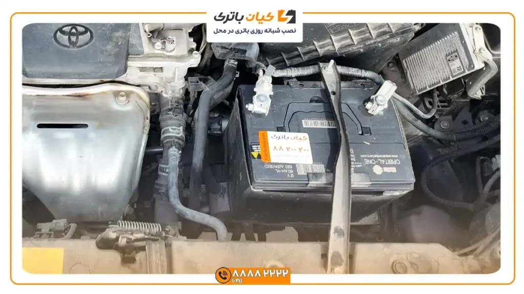 باتری کیان پاور بر روی تویوتا راو4