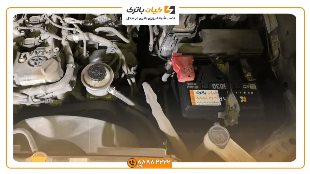 باتری کیان پاور بر روی تویوتا هایلوکس